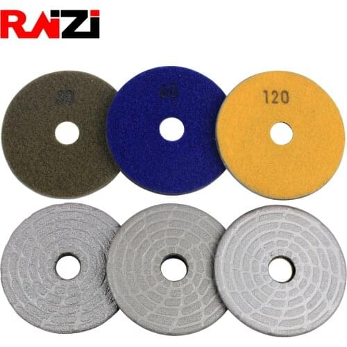 Raizi 4 inch/100 mm diamond grinding disc for Smoothing Rough Surface abrisave granite marble stone diamond grinding wheel