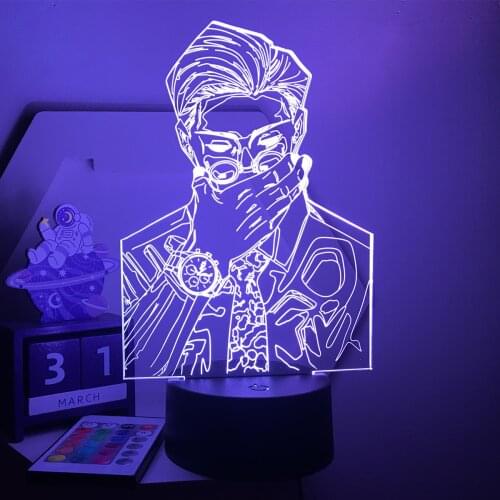 Anime Lamp Kento Nanami Light Jujutsu Kaisen Led Night Light for Birthday Gift Jujutsu Kaisen Nightlight Kento Nanami Lamp