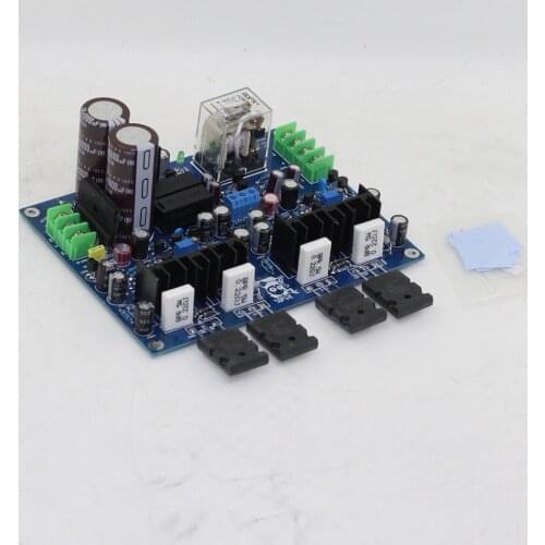 MX100 TTA1943 TTC5200 Dual Channel Integrated Board With Power Supply And Speaker Protection AMP Amplifier Finished Board/KIT