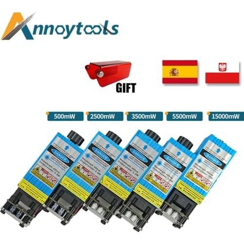 2.5W 450nm Blue Laser Module Laser Engraving And Cutting TTL Module 2500mw laser head for cutting Laser Engraver accessories