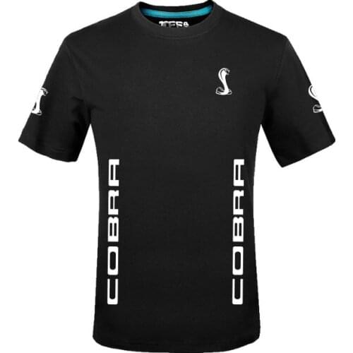 Summer New Fashion solid Color cobra T-shirt Casual Loose female male T Shirt tops