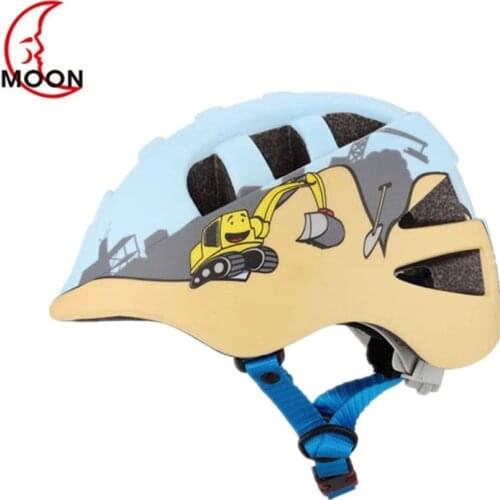 MOON Kids Cycling Helmet PVC+EPS 4Colors Ultralight Breathable Child Bicycle Helmet For Climbing/MTB/BMX/Bike Protective Helmet