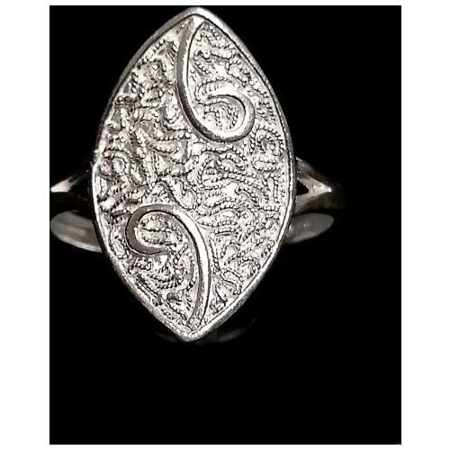 999 Sterling Silver Engagement Rings For Women Vintage Big boho Ring Adjustable Ethnic Handmade Luxury Jewelry Trendy Jewellery