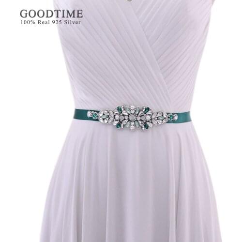 Luxury Rhinestone Belt Bridal Wedding Belts Color Rhinestone Decorative Belt Wedding Dress Belt For Bridesmaid Women Party