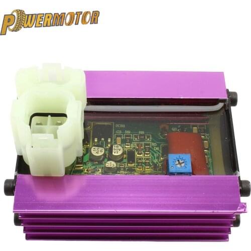 Scooter Racing GY6 CDI Purple Digital Ignition High Performance Racing CDI Igniter Fit For 100-200cc Engine Off Road Motocross