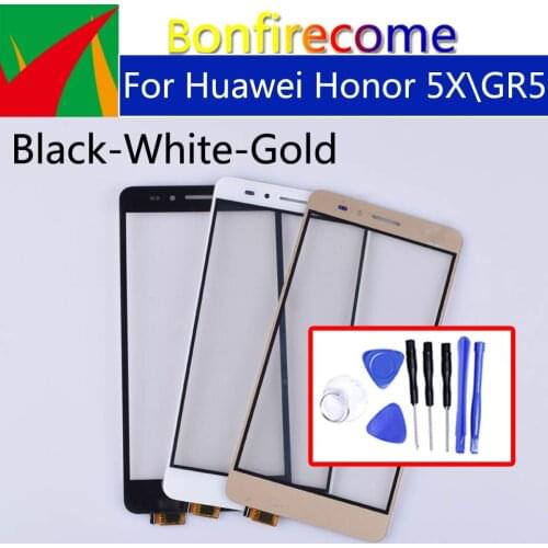 5.5" Touchscreen For Huawei Honor 5X Touch Screen Panel Sensor Digitizer For GR5 KII-L21 L22 L23 L03 L05 Display Glass Lens
