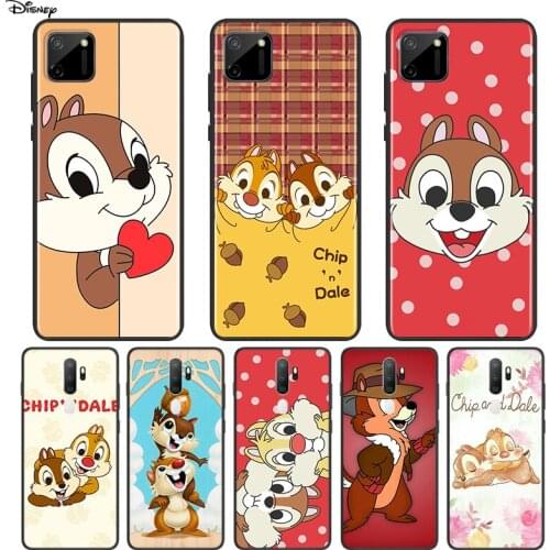 Silicone Cover Disney Chip And Dale For OPPO A5 A9 A7 A11X A1K A12 A12E A31 A32 A53 A53S A72 A73 A93 AX7 Pro Phone Case