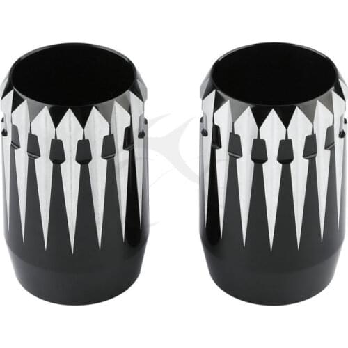 TCMT Motorcycle Motorbike Upper Fork Slider Covers For Harley Touring Electra Street Glide FLHT FLHR FLHX FLTR 84-13