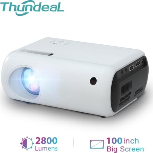 ThundeaL 2000Lumen Mini Projector TD860 Portable Projetor for Video 1080P Proyector Home Theater Smart Children Beamer Kids Gift