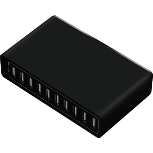 USB Charger 10 Port USB Charger Station with Rapid Charging Smart USB Ports for Multiple Devices Smart Charger