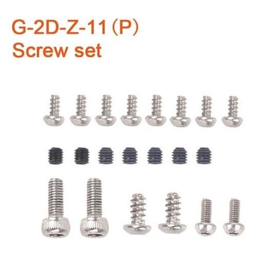 Walkera G-2D Plastic Gimbal Parts Screw Set G-2D-Z-11(P) White Version