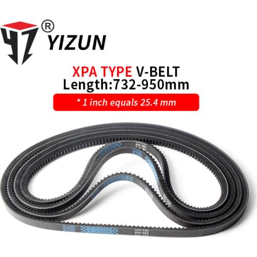 YIZUN XPA Type XPA732~950mm Hard Wire Rubber Drive Pitch Length Girth Industrial Transmission Machinery Toothed V Belt