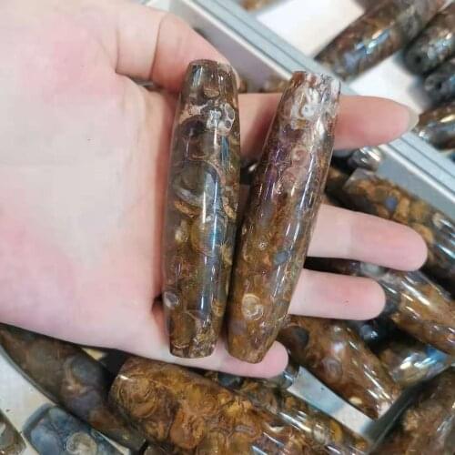 1pcs/lot pure natural French snail dzi beads selected high quality powerful energy gem Collection jewelry charms diy large size