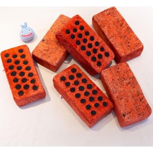1pc personality creative realistic brick brick nap pillow plush toy prank joke Funny toys office men and women gifts