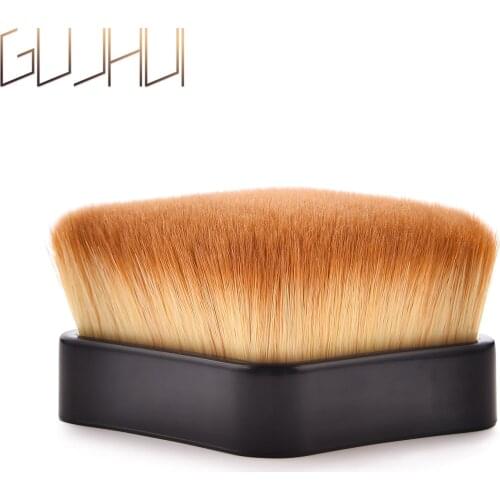 2019Flat Round Makeup Brush O-Shape Signet-Shape Portable Makeup Beauty Tool Large Foundation Brush Cream Powder Make Up Tool
