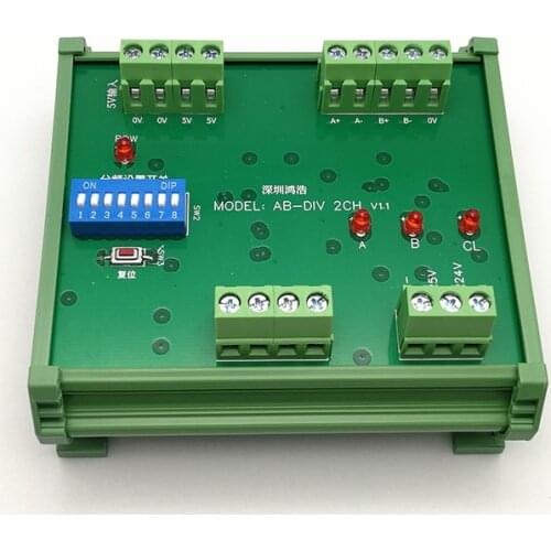 AB-DIV 2CH Quadrature Signal Divider Differential Pulse Signal after Frequency Division to Output Single-ended Encoder Signal