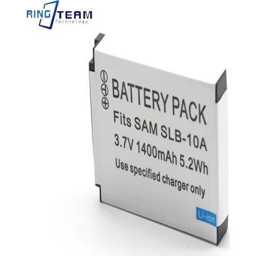 SLB-10A Battery WB350F WB550 WB500 WB850F WB800F EX2F NV9 L100 L110 PL50 L210 For SamsungWB1100F Camera