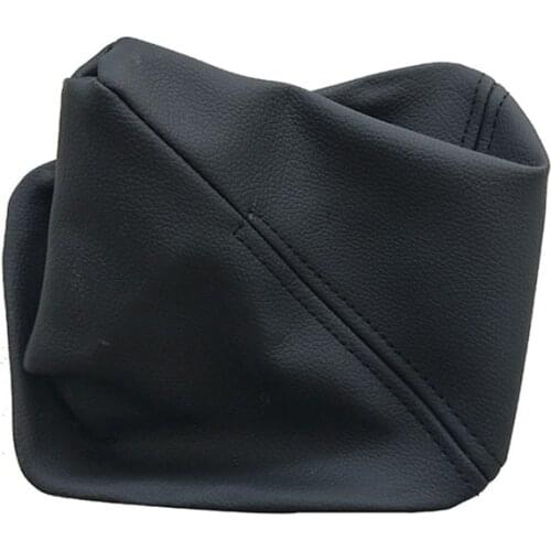 Car Styling Car Shift Gear Stick Manual Shift Knob Boot Black Leather Boot with frame For BMW 3 Series E36 M3