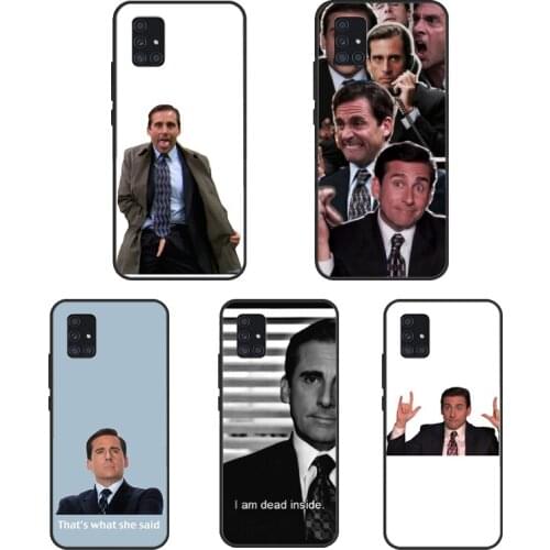 Michael Scott The Office Humor For Samsung A51 A71 A31 A11 A20e A21S Case For Galaxy M31 M21 A10 A30S A40 A50 A70 Cover