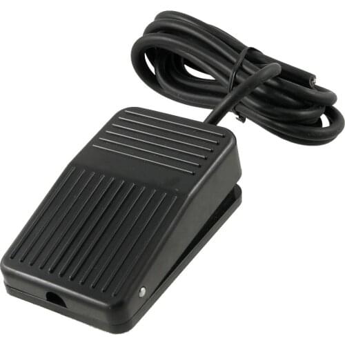 CNIM Hot Promotion!AC 250V 10A SPDT NO NC Antislip Plastic Momentary Power Foot Pedal Switch Black