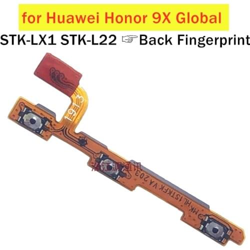 For Huawei Honor 9X Global STK-LX1 STK-L22 Power Volume Flex Cable ON OFF Side Button Switch Flex Cable Replacement Spare Parts