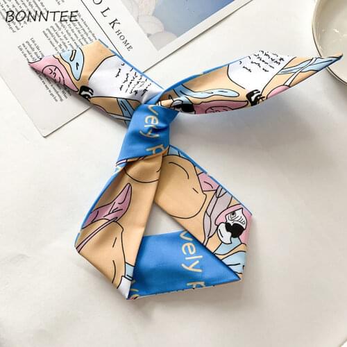 Headwear Women Spring Sweet Lady Hair Ribbons Delicate Fashion Ins Patchwork Casual Ponytail Kawaii Daily Simple Outwear Design