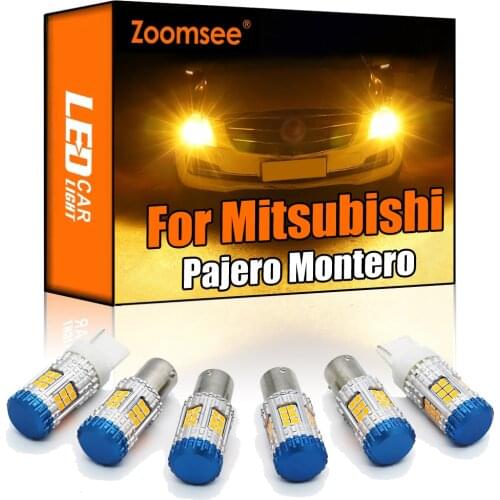 Zoomsee Canbus For Mitsubishi Pajero Montero Shogun And Sport MK 1 2 3 4 No Hyper Flash Error Vehicle LED Turn Signal Light Bulb