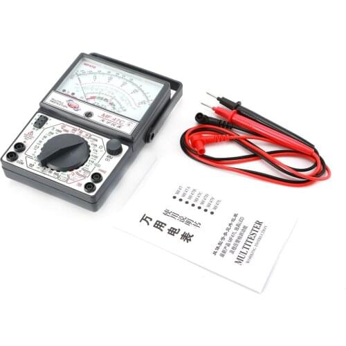 MF-47C Analog Multimeter DC/AC Voltage Current Meter Infrared Detection Handheld hFE Tester Multitester Buzzer Battery Test