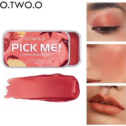 Multifunctional Makeup Palette 3-in-1 Long-lasting Lipstick Blush For Face Eyeshadow 6 Colors Optional Portable Cosmetics TSLM1
