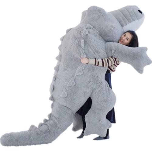 Jumbo Giant Plush Crocodile case Toy Soft unStuffed Alligator Sofa Bed Great Gift Biggest all Over the World only case