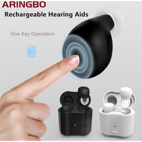 New Sound Rechargeable Super Mini 3 Scene Modes Program Memory Intelligent Hearing Aid Audifonos No Noise Medicsal Hearing Aids