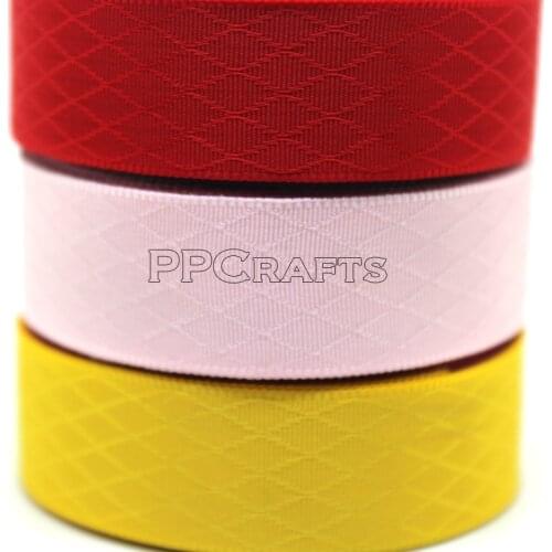 PPCrafts 9 16 22 38MM Rhombus Ribbon Handmade Wedding Crafts Tape Free Shipping