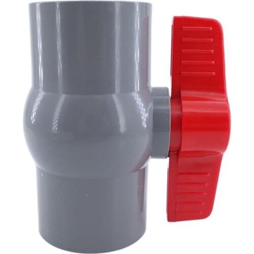 UPVC Straight mouth valve PVC Inner wire ball valve DN 100 mm One-piece simple Water pipe plastic socket Anti-aging light