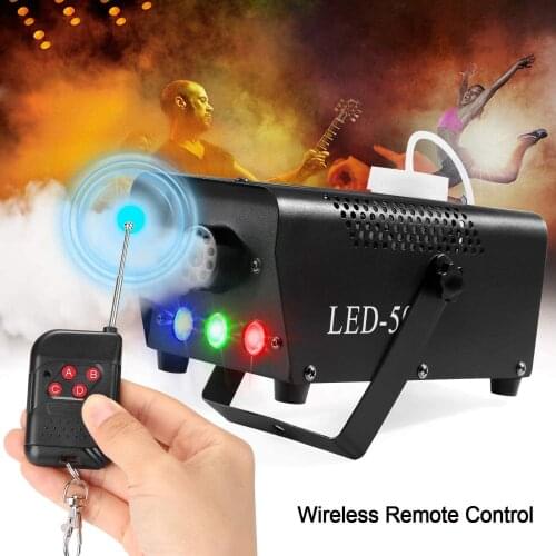 3 in 1 500W LED RGB Wireless Remote Control Fog Machine Pump Dj Disco Smoke Machine For Party Wedding Christmas Stage LED Fogger