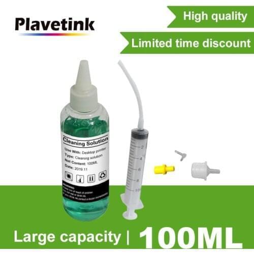 Plavetink Printhead Printer Head Cleaning Solution Fluid Nozzle Washer for Epson For HP For Canon For Brother Dye Ink Printer