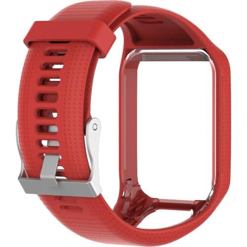 Silicone Replacement Wristband Watch Band Strap For TomTom Runner 2 3 Spark 3 GPS Sport Watch Tom 2 3 Series Soft Smart Band
