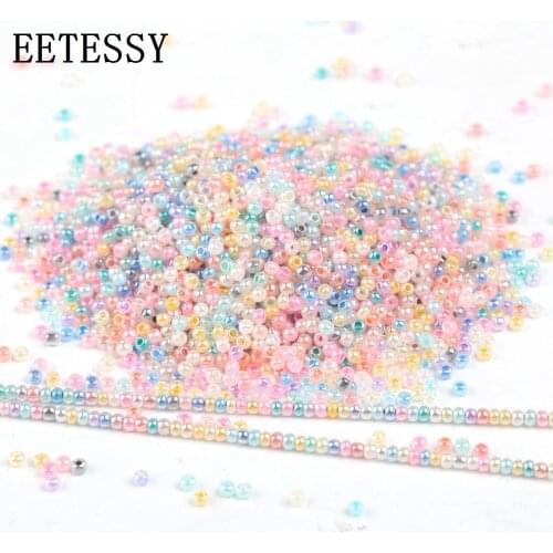 2000pcs/lot 2mm Cream Color Glass Seed Beads High Quality Uniform Loose Spacer Beads For Jewelry Making DIY Accessories