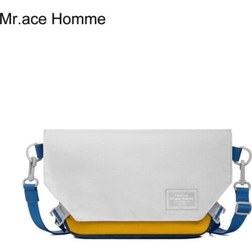 Mah Brand Designer Waterproof Crossbody Shoulder Bag Women Yellow And Gray Color Messenger Bag For Girl Summer Causal Bags