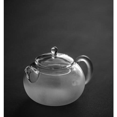 Heat-resistant Glass Teapot Xishi Tea Pot Drinkware 200ml Kettle Tea Pot Tea Infuser Glass Teapot Teapot Set
