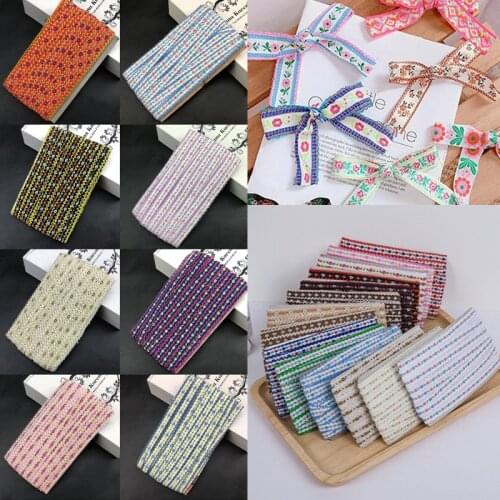 Korean style embroidery Lace Ribbon Trim Fabric DIY Embroidered Net Cord For Sewing Decoration Lace Fabric Sewing Accessories