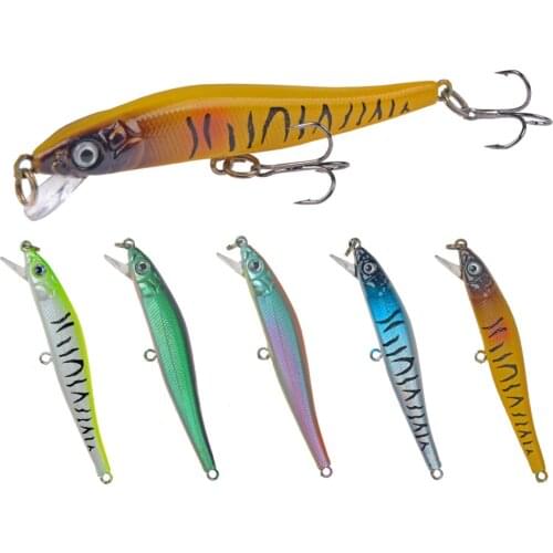 Wobblers Jerkbait 5 Colors 8cm 5g Hard Mini Bait Small Minnow Crank Fishing lures Bass Fresh Salt Water Tackle Sinking Lure