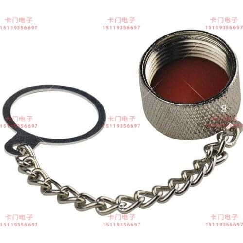 High quality pure copper N type dust cap N type female head commonly used joint dustproof With chain and waterproof cover
