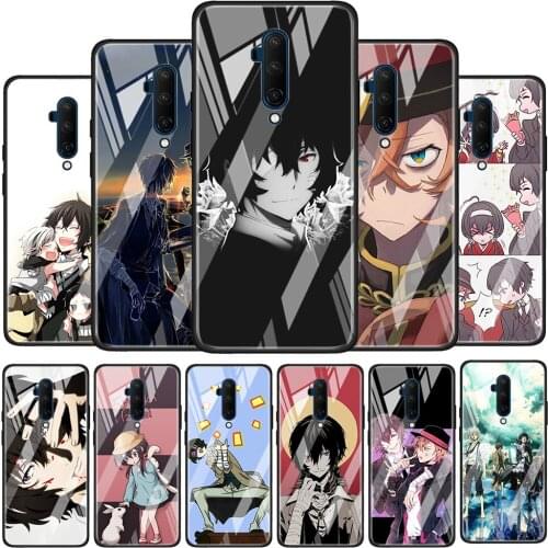 Bungou Stray Dogs Tempered Glass Cover For OnePlus Z 7 8 9 7T 8T 9R Nord 5G Pro Silicone Phone Case Coque