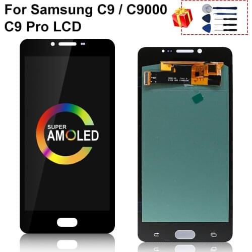 AMOLED For Samsung C9 Pro Display C9000 C9 LCD Touch Screen Digitizer Replacement Parts For Samsung C9 PRO Screen