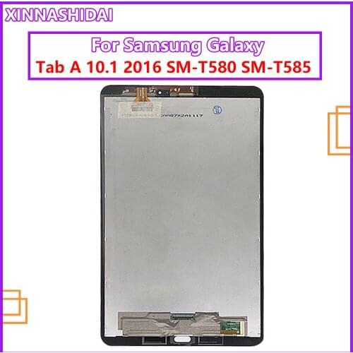 LCD Display For Samsung GALAXY Tab A 10.1 T580 T585 SM-T580 SM-T585 Touch Screen Digitizer Assembly Panel Replacement