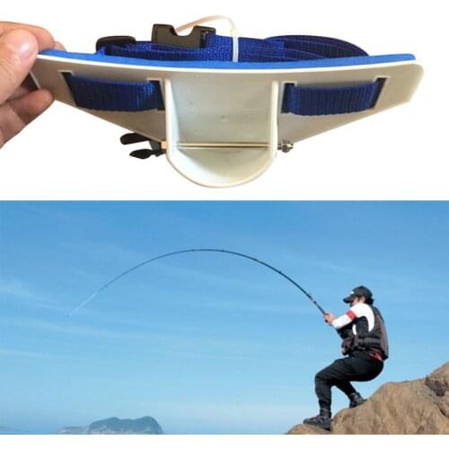1Pcs Sea Fishing Waist Belt Rod Holder Gimbal fighting Belt Big Game Fishing Jigging Gimbal Pad Sea Fishing Tackle