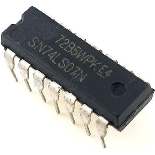 10pcs/lot Domestic SN74LS07N 74LS07 DIP14 buffer / line driver