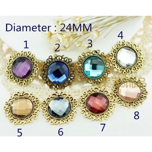 1621615 , 8 style can choose, Alloy Acrylic Beads costume jewelry accessories material, bow ornament, DIY handmade materials
