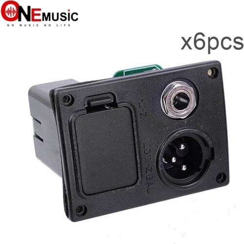 6pcs/lot Guitar EQ Battery Box 4 Pin B-Type For Acoustic Guitar Equalizer EQ Any Bands