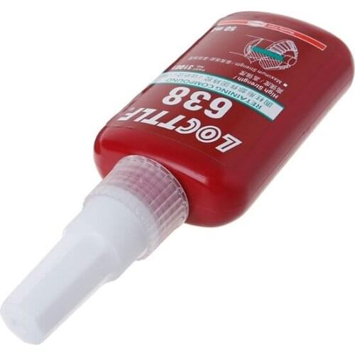 638 Retaining Compound Thread locker 50ml Adhesive Glue for Bearing Flange Hose